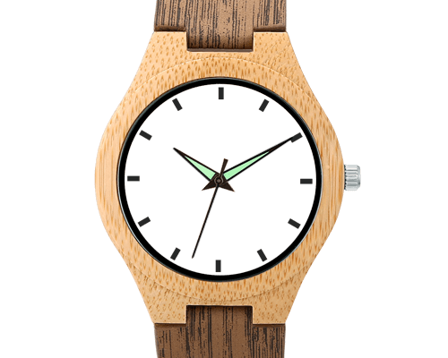 Men/Women Customized Photo Bamboo Wood Watch